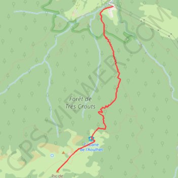 Itinéraire Pic Miquéu, distance, dénivelé, altitude, carte, profil, trace GPS