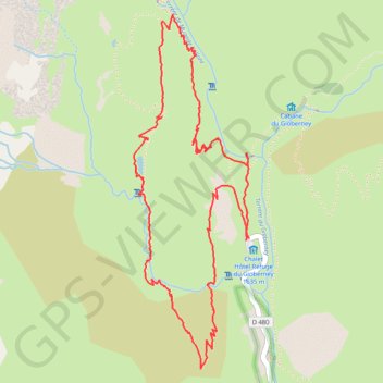 Itinéraire Lac du Lauzon, distance, dénivelé, altitude, carte, profil, trace GPS