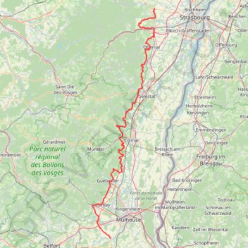 Itinéraire Track liberty-2023-12-01T16:51:21.094Z, distance, dénivelé, altitude, carte, profil, trace GPS