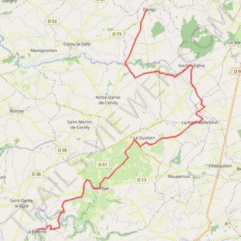 Itinéraire Rallye_Matin, distance, dénivelé, altitude, carte, profil, trace GPS