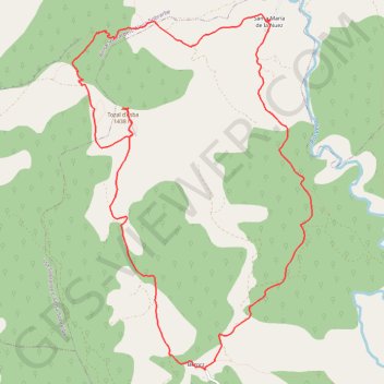 Itinéraire Sta Maria de la Nuez ai, distance, dénivelé, altitude, carte, profil, trace GPS