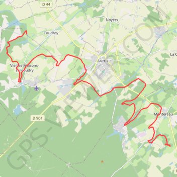 Itinéraire Rigole de Courpalet, distance, dénivelé, altitude, carte, profil, trace GPS