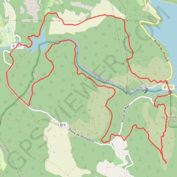 Itinéraire Les Basses Gorges du Verdon, distance, dénivelé, altitude, carte, profil, trace GPS