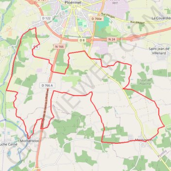 Itinéraire Montertelot - Monterrein, distance, dénivelé, altitude, carte, profil, trace GPS
