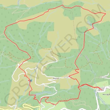 Itinéraire CHAM DU CROS TERRE, distance, dénivelé, altitude, carte, profil, trace GPS