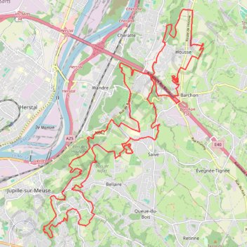 Itinéraire 35 km 2024 scouts, distance, dénivelé, altitude, carte, profil, trace GPS