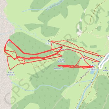 Itinéraire Journée de ski a gresse en vercors, distance, dénivelé, altitude, carte, profil, trace GPS