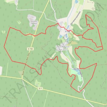 Itinéraire GPX Download: Boucle Une ancienne carrière – Croix Sézinne au départ de Saint-Nicolas-aux-Bois, distance, dénivelé, altitude, carte, profil, trace GPS