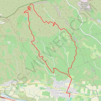 Itinéraire Souvenir Lambert Narach 2022, distance, dénivelé, altitude, carte, profil, trace GPS