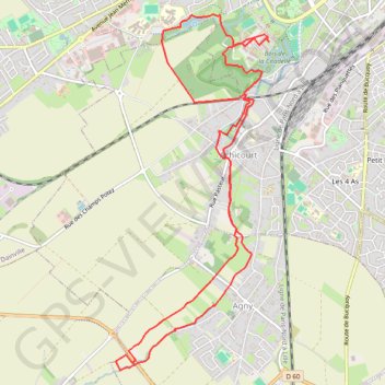 Itinéraire Ligne 1, distance, dénivelé, altitude, carte, profil, trace GPS