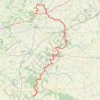 Itinéraire GR35 De Montigny-le-Chartif (Eure-et-Loir) à Pezou (Loir-et-Cher), distance, dénivelé, altitude, carte, profil, trace GPS