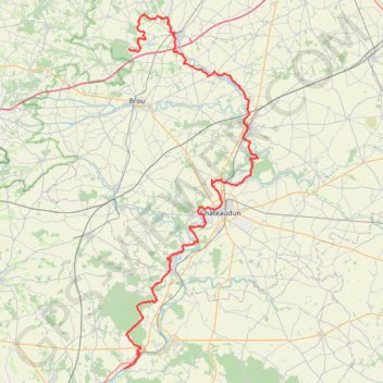 Itinéraire GR35 De Montigny-le-Chartif (Eure-et-Loir) à Pezou (Loir-et-Cher), distance, dénivelé, altitude, carte, profil, trace GPS