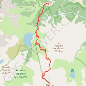 Itinéraire Tête de la Muraillette (Oisans), distance, dénivelé, altitude, carte, profil, trace GPS