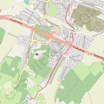 Itinéraire Chemin pour aller aux étangs, distance, dénivelé, altitude, carte, profil, trace GPS