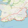 Itinéraire Pays d'Iroise, distance, dénivelé, altitude, carte, profil, trace GPS
