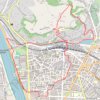 Itinéraire La ville d'Agen, vue du coteau de l'Ermitage - Pays de l'Agenais, distance, dénivelé, altitude, carte, profil, trace GPS