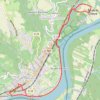 Itinéraire Condrieu-Ile de la Chèvre (69), distance, dénivelé, altitude, carte, profil, trace GPS