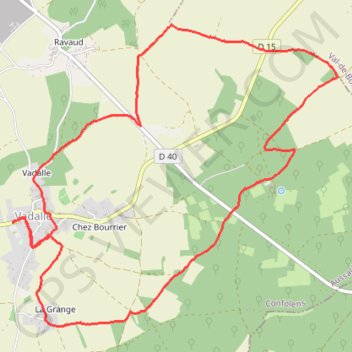 Itinéraire track, distance, dénivelé, altitude, carte, profil, trace GPS
