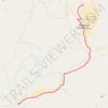 Itinéraire Merzouga-Zagora 1, distance, dénivelé, altitude, carte, profil, trace GPS