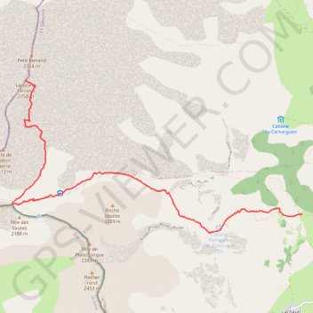 Itinéraire Grand Ferrand, distance, dénivelé, altitude, carte, profil, trace GPS