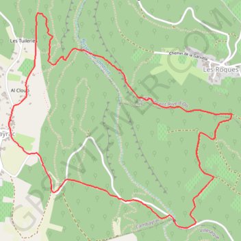 Itinéraire Hauts de Landorre - Cambayrac, distance, dénivelé, altitude, carte, profil, trace GPS
