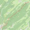 Itinéraire Rando jura, distance, dénivelé, altitude, carte, profil, trace GPS