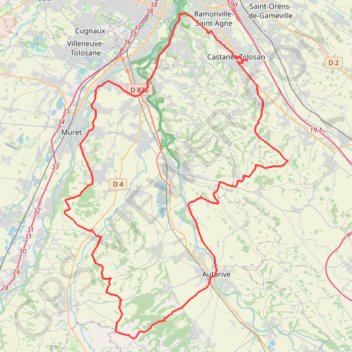 Itinéraire Esperce, distance, dénivelé, altitude, carte, profil, trace GPS