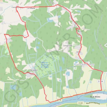 Itinéraire St Barthelemy du 22 04 2021, distance, dénivelé, altitude, carte, profil, trace GPS