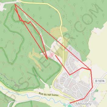 Itinéraire CO_nuitV2, distance, dénivelé, altitude, carte, profil, trace GPS