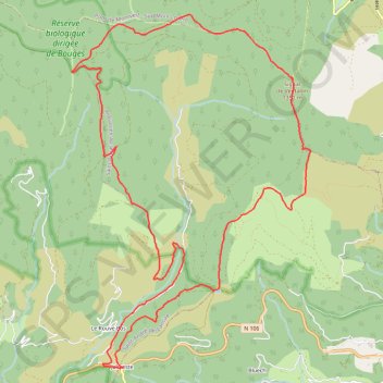 Itinéraire Signal du Ventalo, distance, dénivelé, altitude, carte, profil, trace GPS