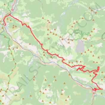 Itinéraire passejade 2024 OK-17656172, distance, dénivelé, altitude, carte, profil, trace GPS