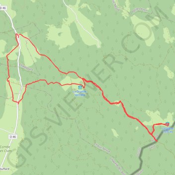 Itinéraire Sortie Raquettes au Pré Poncet La Jaïque, distance, dénivelé, altitude, carte, profil, trace GPS