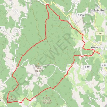 Itinéraire Vallée de l'Ance, distance, dénivelé, altitude, carte, profil, trace GPS