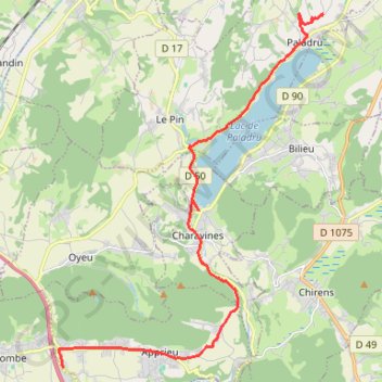 Itinéraire ONmove 500 HRM - 14/09/2021, distance, dénivelé, altitude, carte, profil, trace GPS