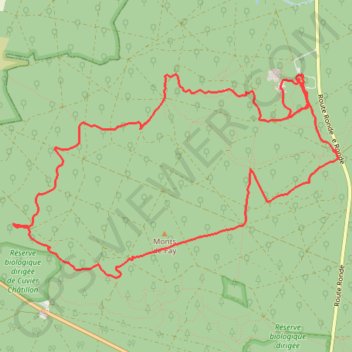 Itinéraire Randonnée Rocher Canon, distance, dénivelé, altitude, carte, profil, trace GPS