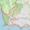 Itinéraire Roustagnon de Bandol et chemin du littoral, distance, dénivelé, altitude, carte, profil, trace GPS