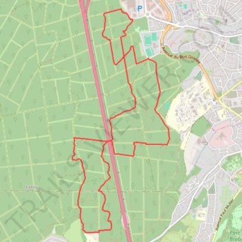 Itinéraire Laxou, distance, dénivelé, altitude, carte, profil, trace GPS
