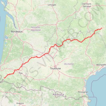 Itinéraire CAMINO DE LE PUY-VIA PODIENSIS, distance, dénivelé, altitude, carte, profil, trace GPS