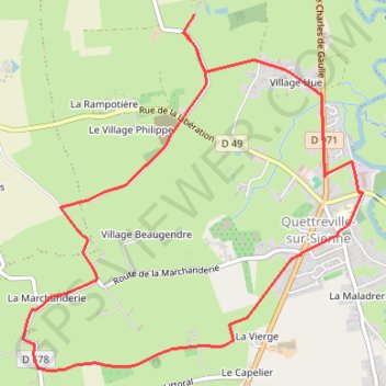 Itinéraire Circuit des Loges, distance, dénivelé, altitude, carte, profil, trace GPS