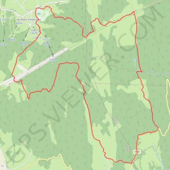 Itinéraire Les Plans d'Hotonnes, distance, dénivelé, altitude, carte, profil, trace GPS