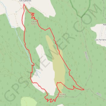 Itinéraire La Grésière, distance, dénivelé, altitude, carte, profil, trace GPS