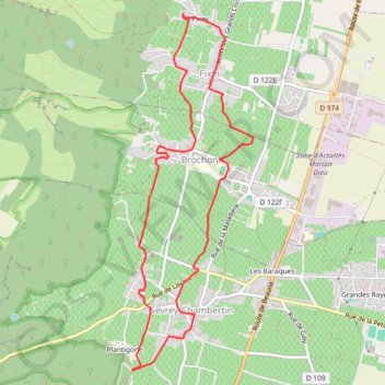 Itinéraire Villages de notre Côte, distance, dénivelé, altitude, carte, profil, trace GPS