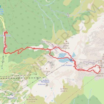 Itinéraire Petit Van, distance, dénivelé, altitude, carte, profil, trace GPS