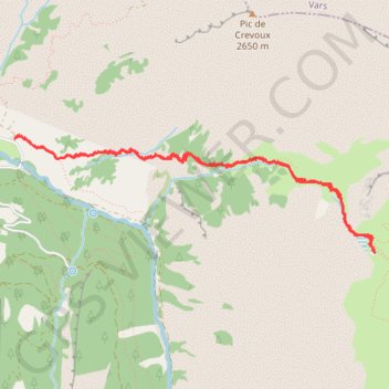 Itinéraire Lac du Crachet, distance, dénivelé, altitude, carte, profil, trace GPS