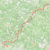 Itinéraire Tour du Lot VTT étape 6, distance, dénivelé, altitude, carte, profil, trace GPS