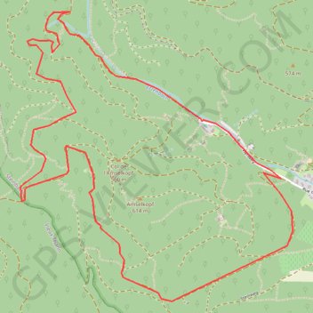 Itinéraire Amselkopf-Steinbach, distance, dénivelé, altitude, carte, profil, trace GPS