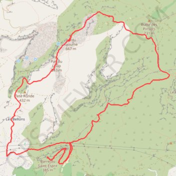 Itinéraire Ma boucle Pagnol à moi, distance, dénivelé, altitude, carte, profil, trace GPS