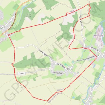Itinéraire Autour de Bajus, distance, dénivelé, altitude, carte, profil, trace GPS