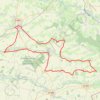 Itinéraire Églises fortifiés du Sud-Est Vervinois, distance, dénivelé, altitude, carte, profil, trace GPS