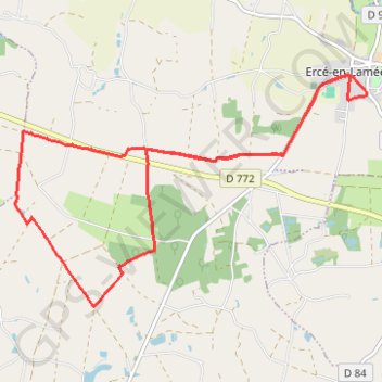Itinéraire Trail de La Mée, distance, dénivelé, altitude, carte, profil, trace GPS